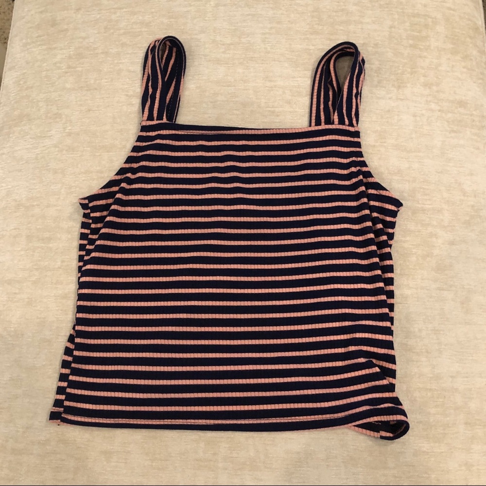 Rainbows & Cupcake Striped Tanktop